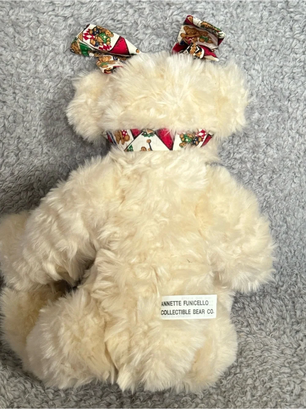 Annette Funicello Bear Belly Buttons Plush 15” Jointed Teddy Stuffed Animal Soft